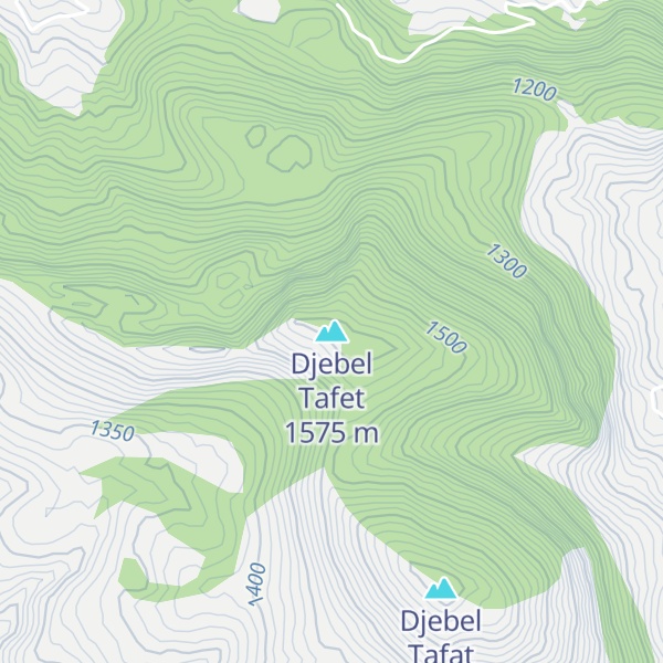 Map of Djebel Tafet