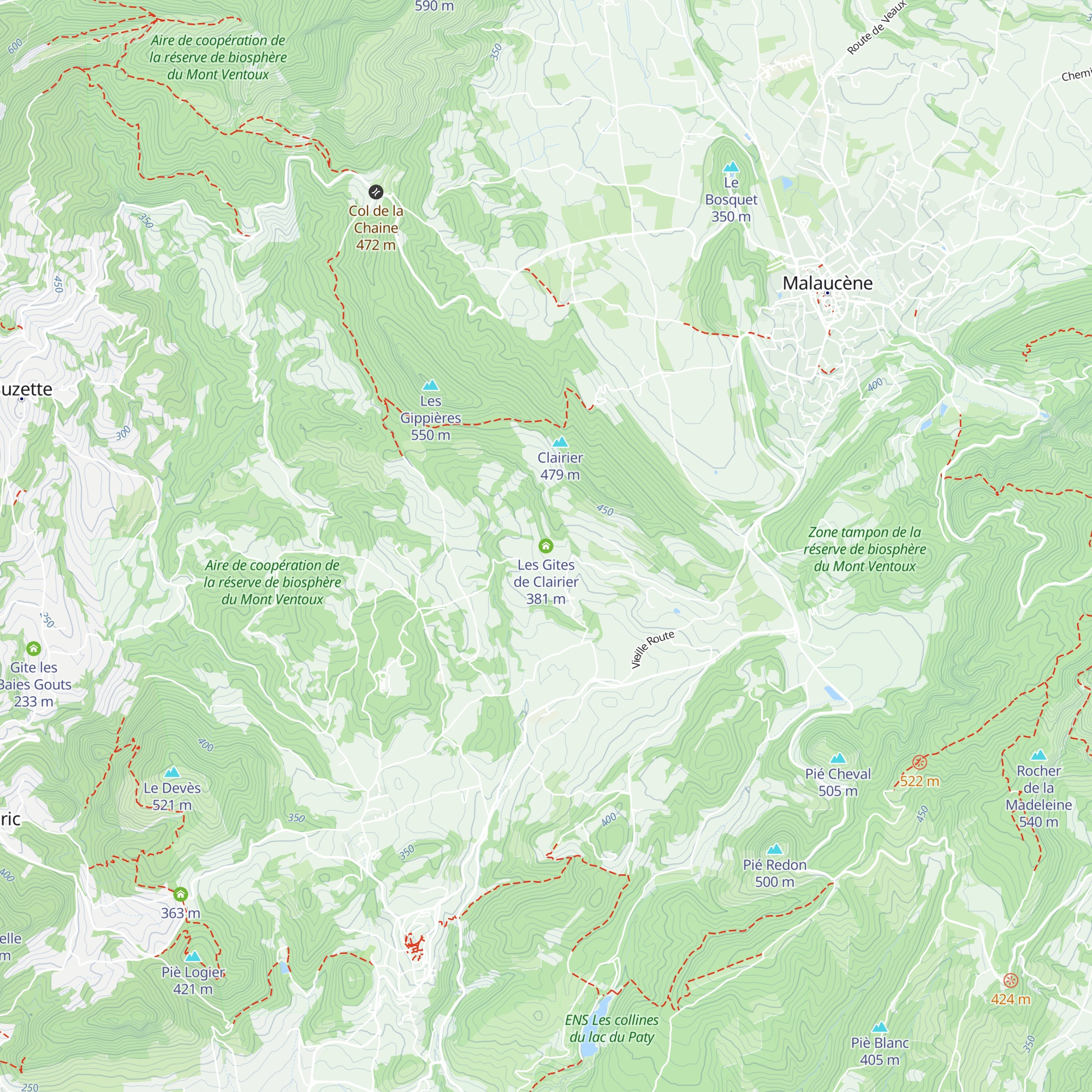 Les Gites de Clairier map
