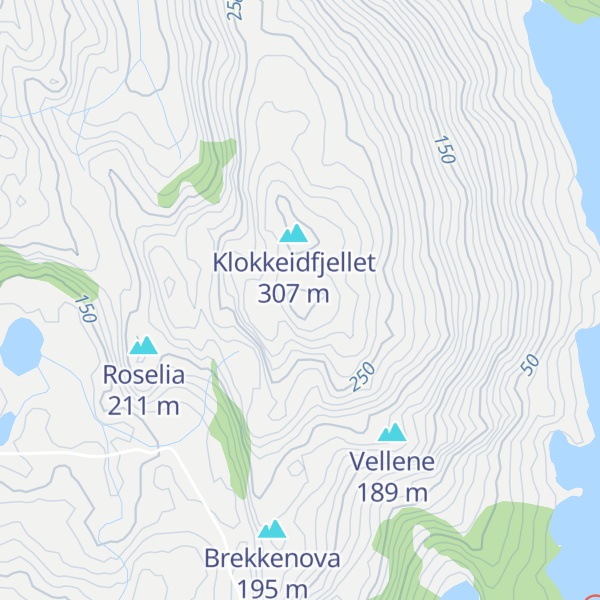 Map of Resefjellet