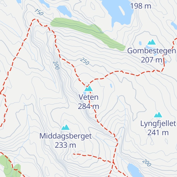 Map of Veten