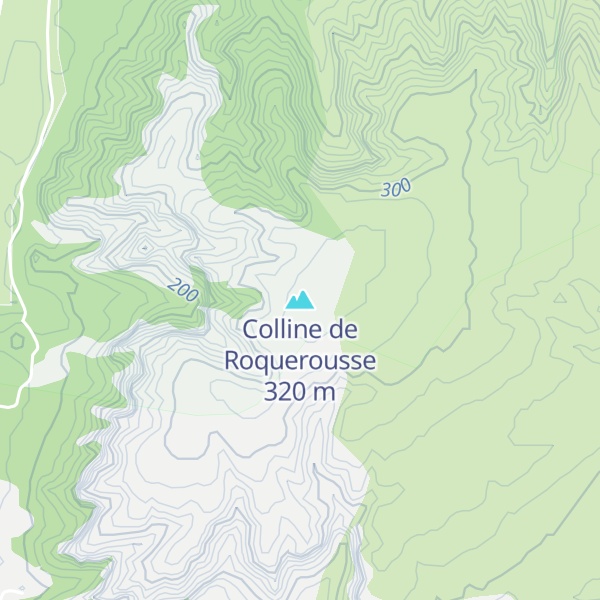 Map of Colline de Roquerousse