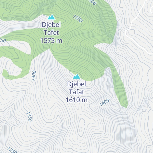 Map of Djebel Tafat