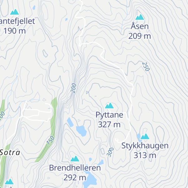 Map of Dumpehaugen