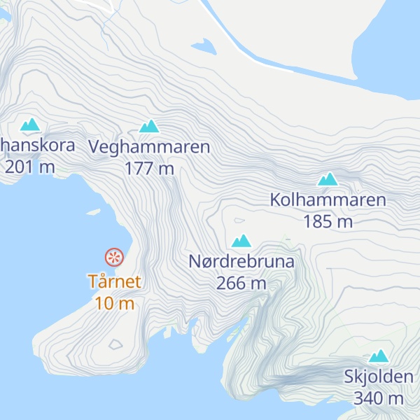 Map of Ramskorfjellet