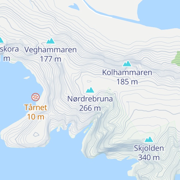 Map of Nørdrebruna