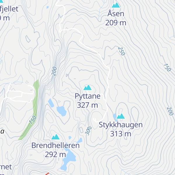 Map of Pyttane
