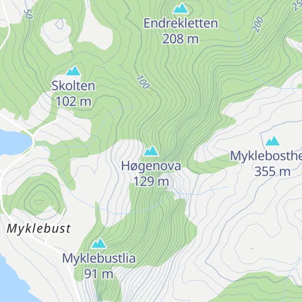 Map of Høgenova