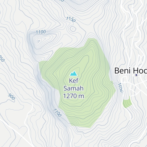 Map of Kef Samah