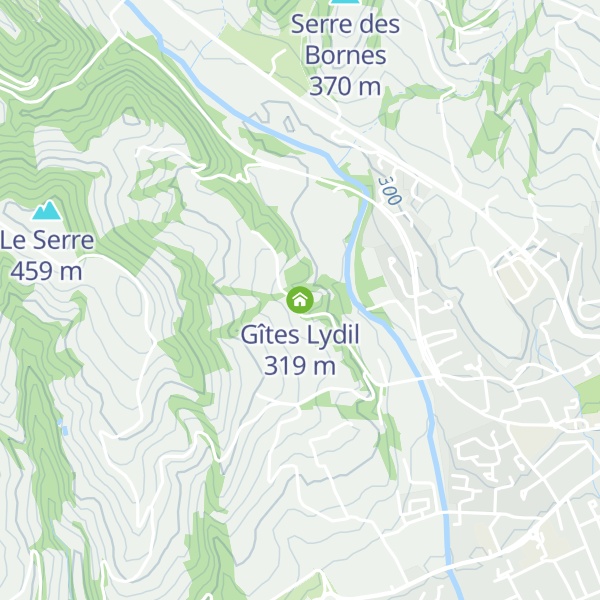 Map of Gîtes Lydil