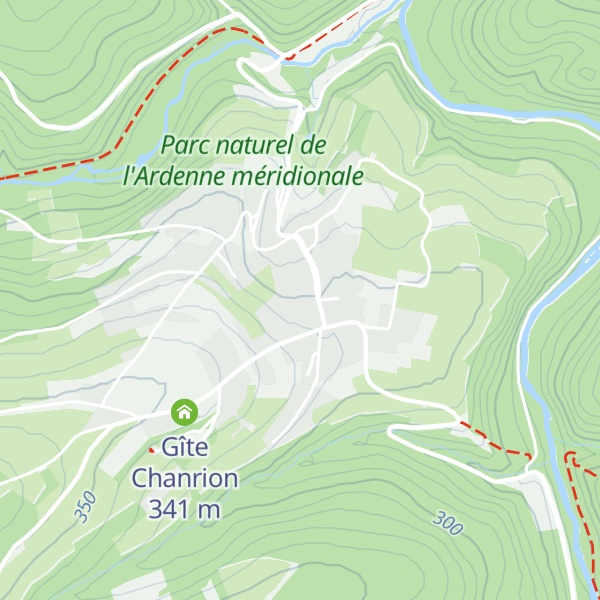 Map of Gîte Kaleo Daverdisse