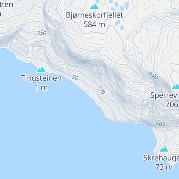 Map of Hovlandsberget