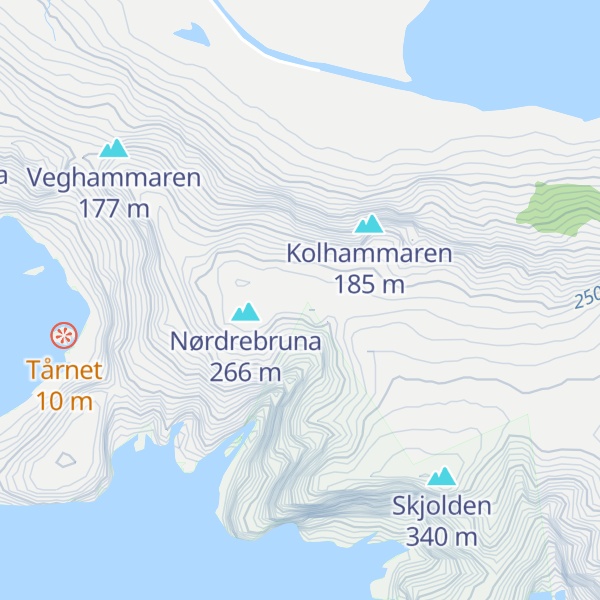 Map of Nordre Brua