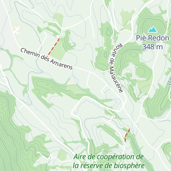 Map of Le Mas des Amarens