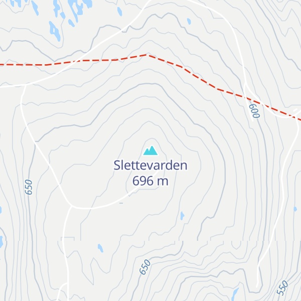 Map of Slettevarden