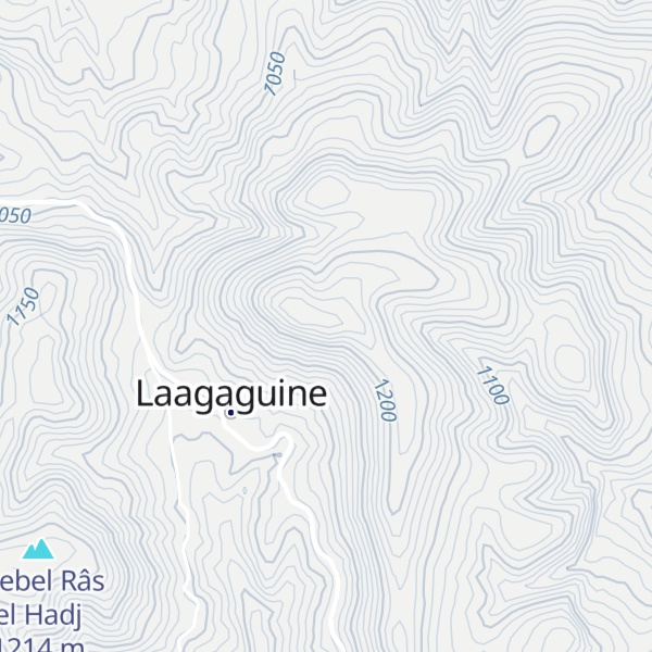 Map of Djebel Tanouar