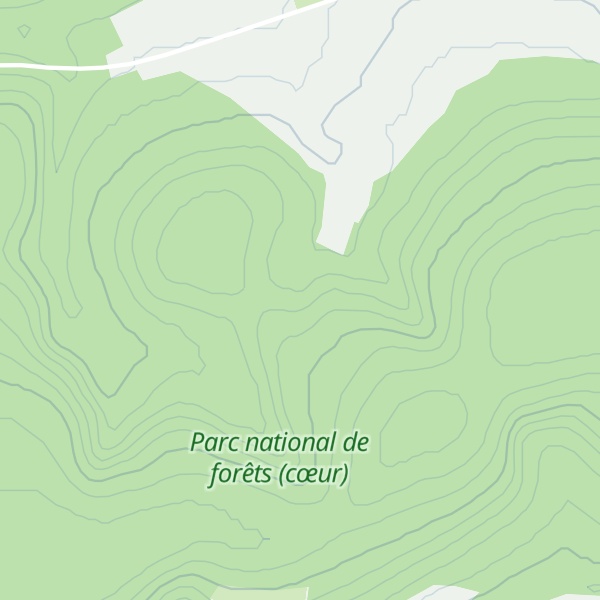 Map of Abri de la Pépinière de Montaubert