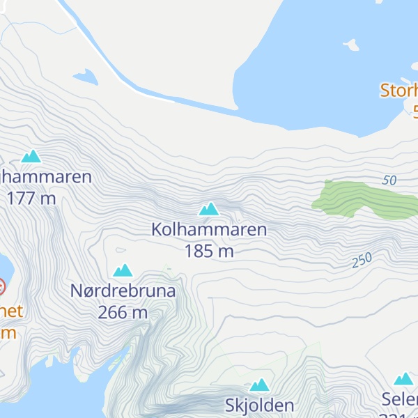 Map of Kolhammaren