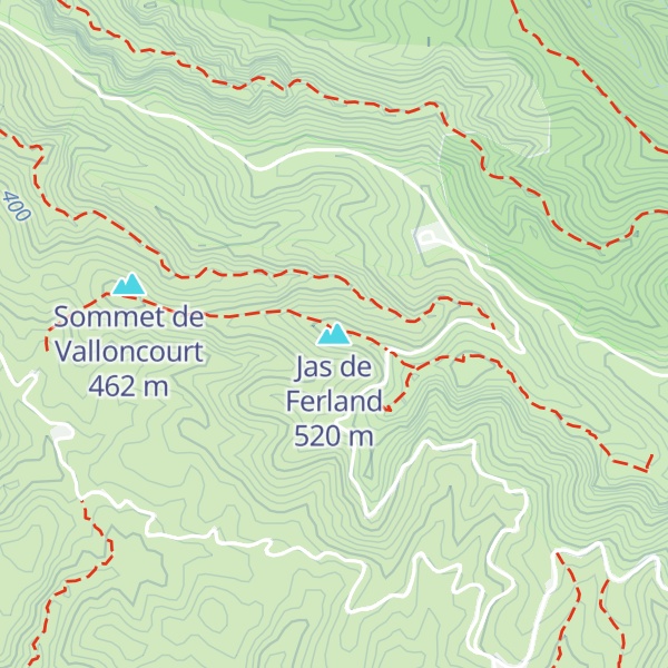 Map of Jas de Ferland
