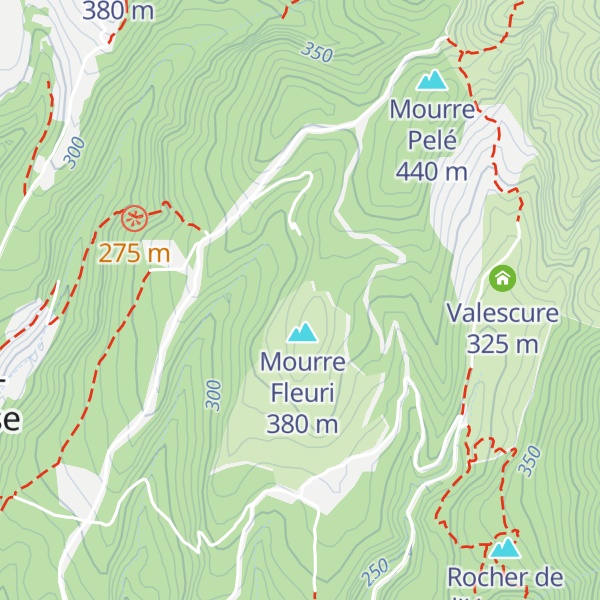 Map of Borie