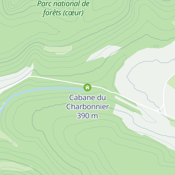 Map of Cabane du Charbonnier