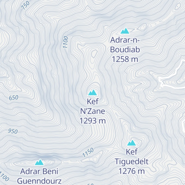 Map of Kef N’Zane