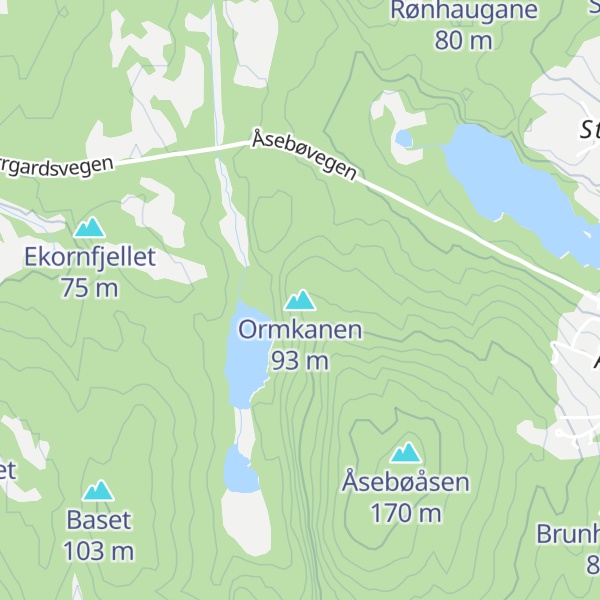 Map of Ormkanen