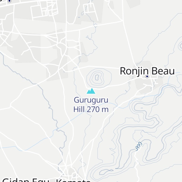 Map of Guruguru Hill