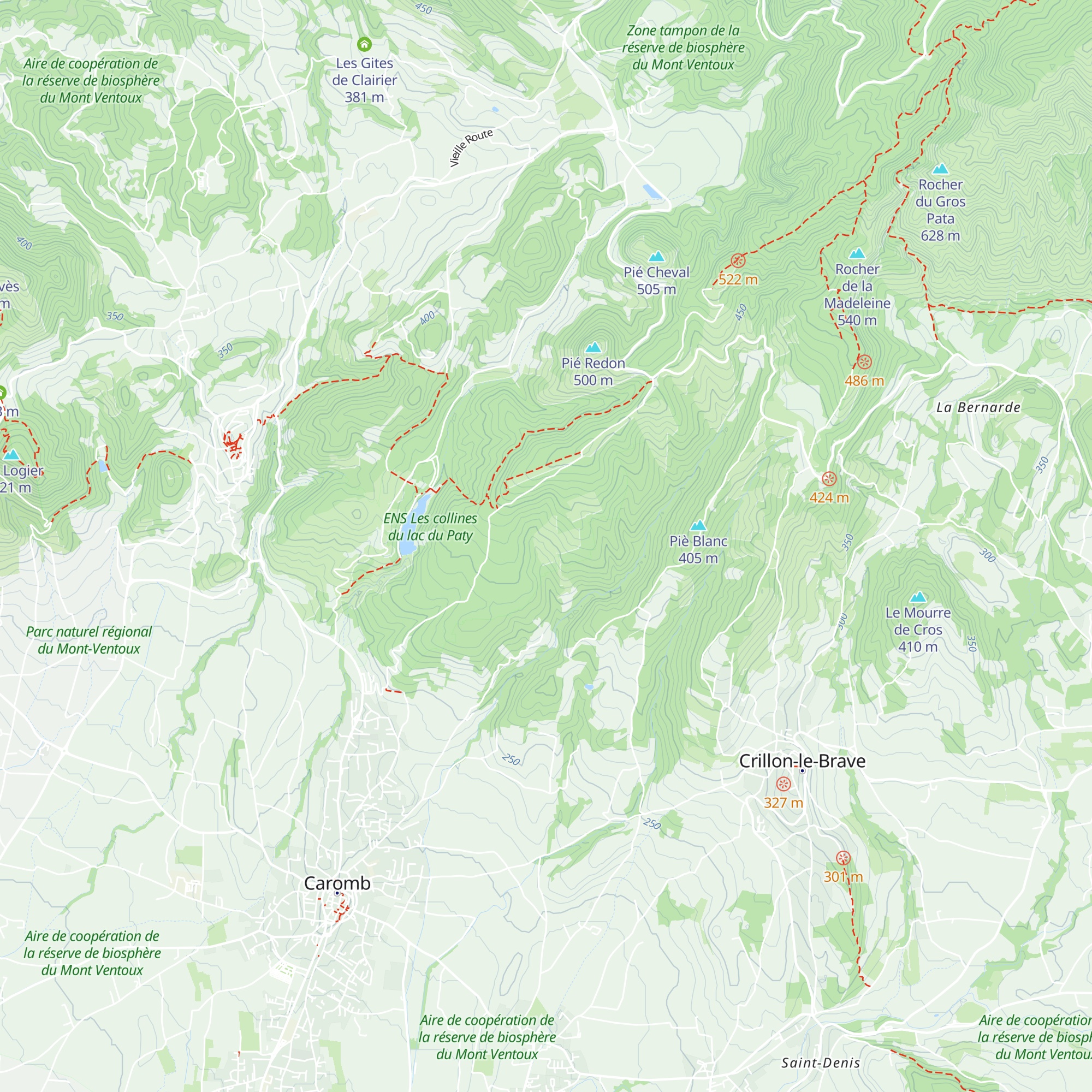 Canto Rigau map