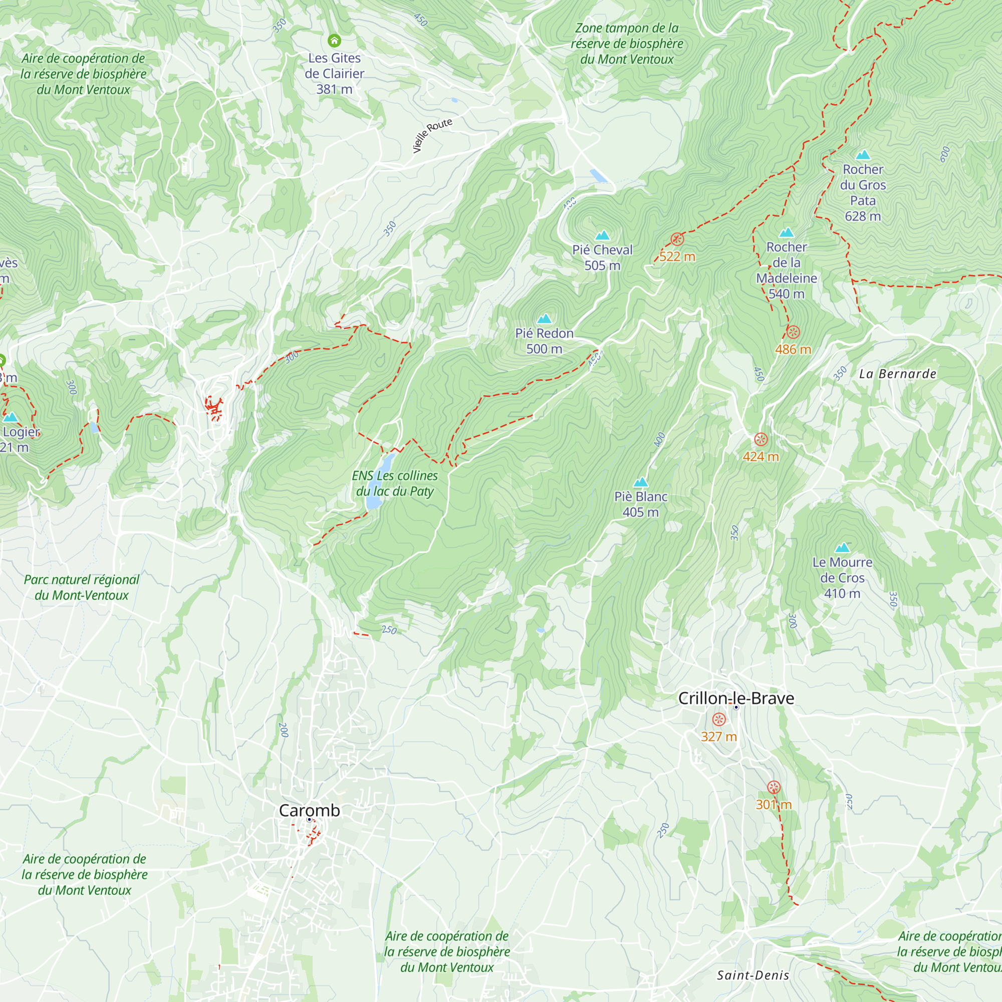 Canto Rigau map