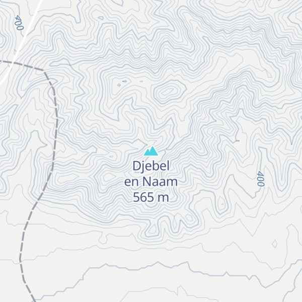 Map of Djebel en Naam