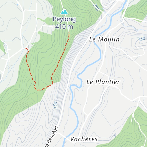 Map of Le Dérot Moulinage