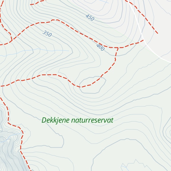 Map of Vetedalsstrupen