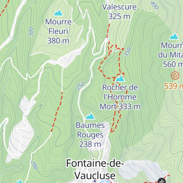 Map of Borie