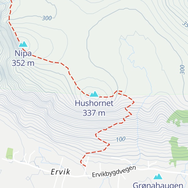 Map of Hushornet