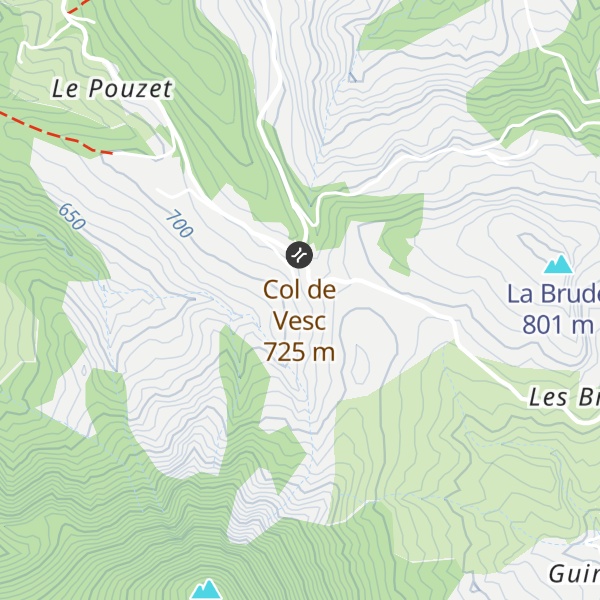 Map of Le Lauzas