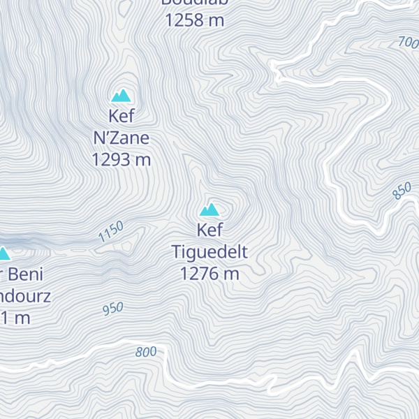 Map of Kef Tiguedelt