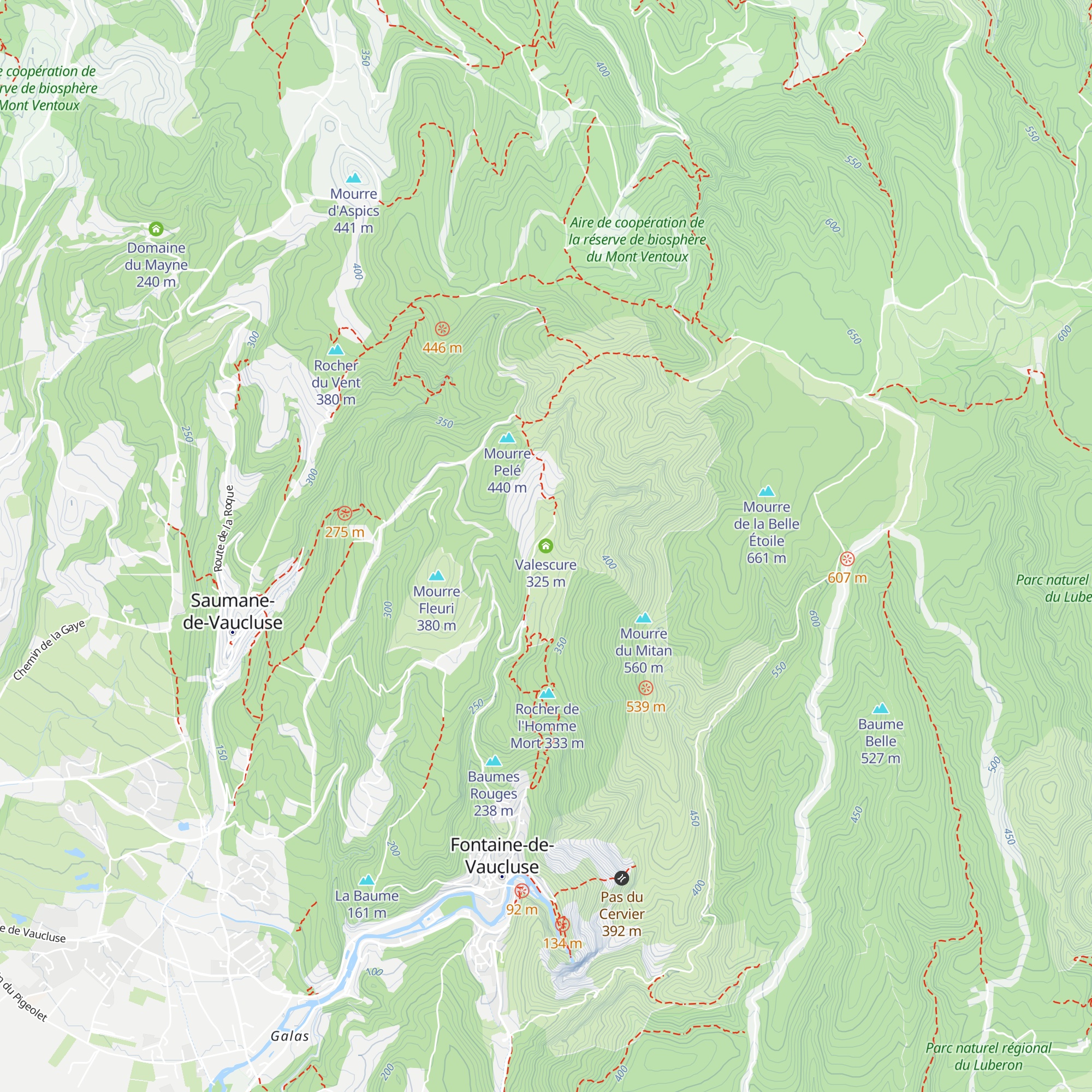 Valescure map