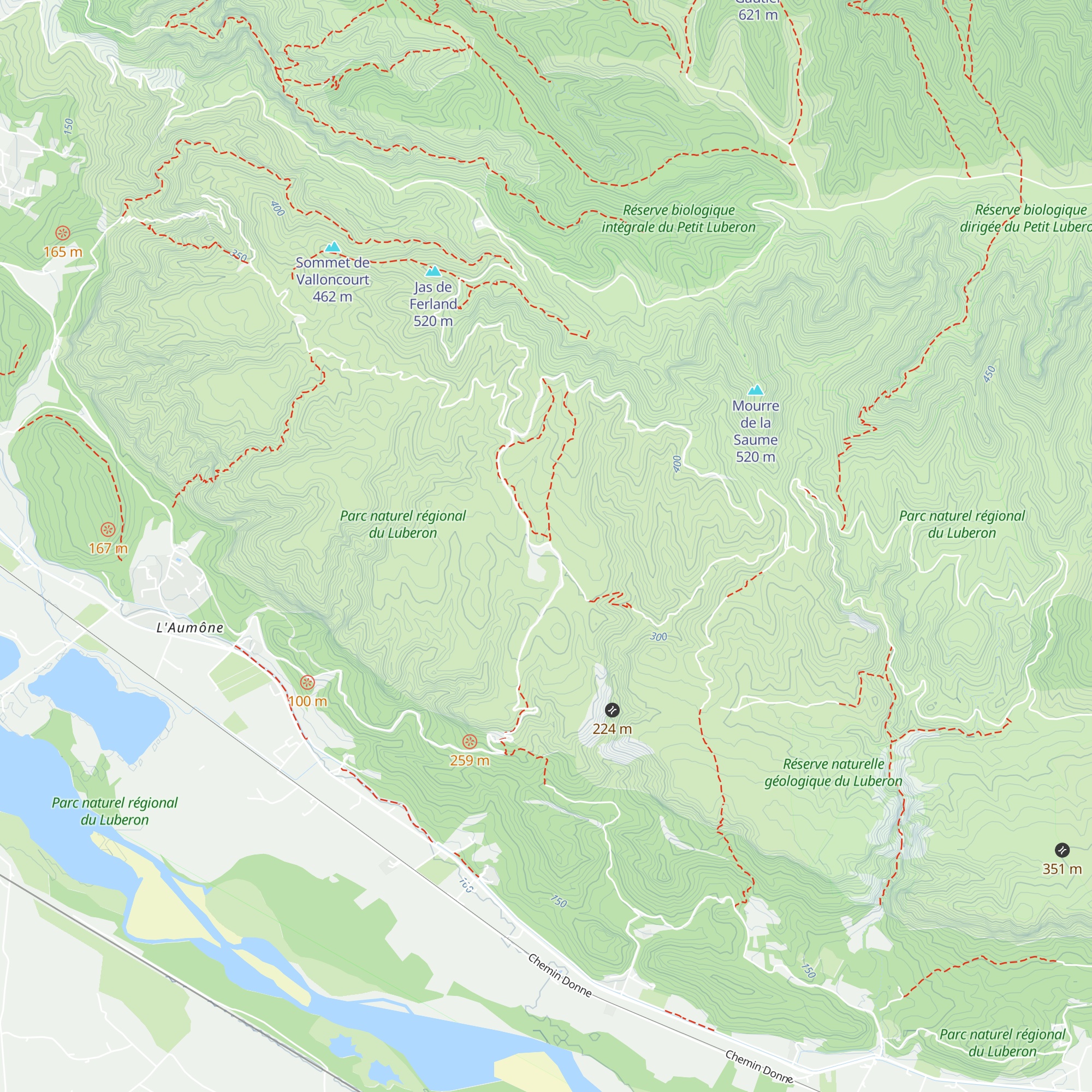 Refuge du Trou du Rat map
