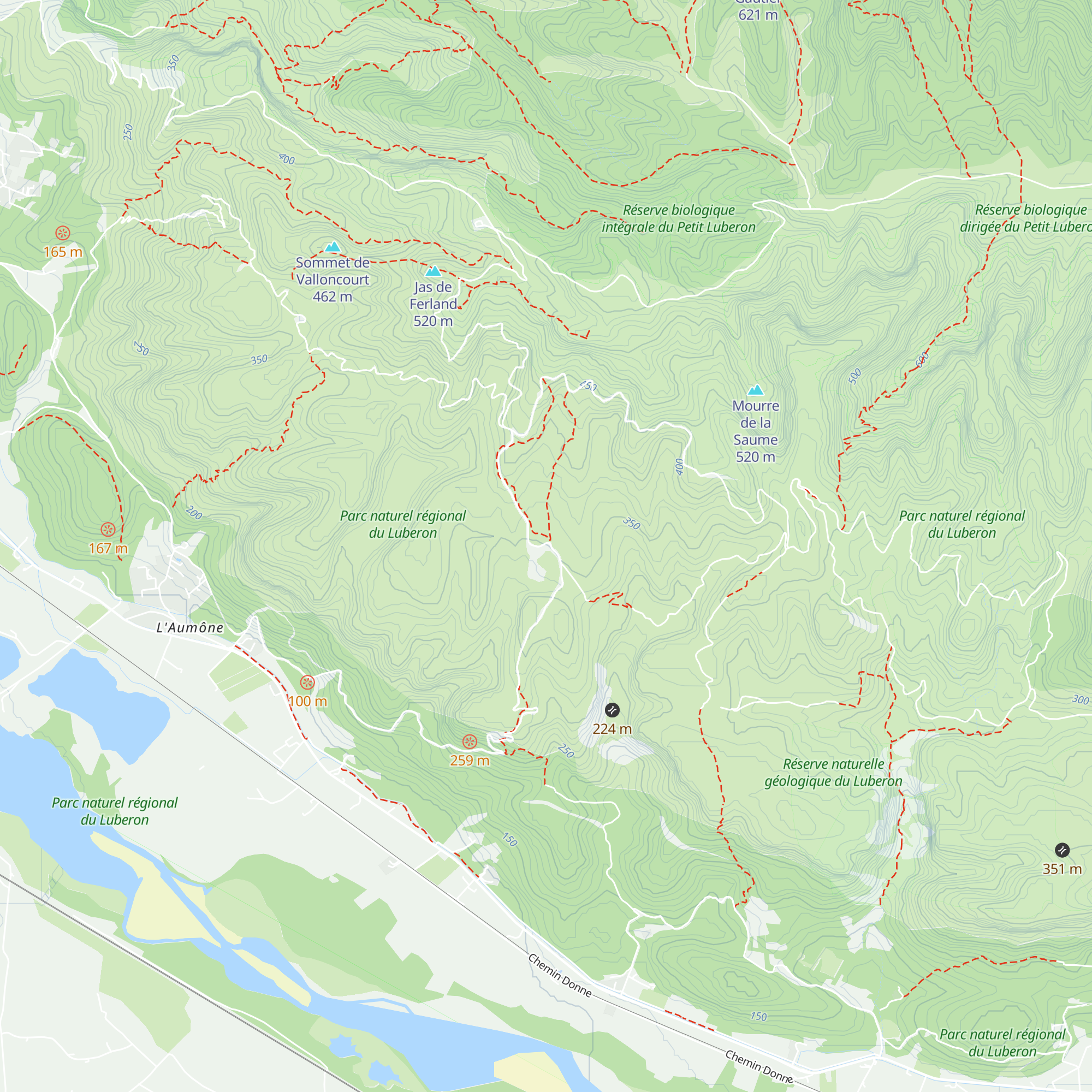 Refuge du Trou du Rat map