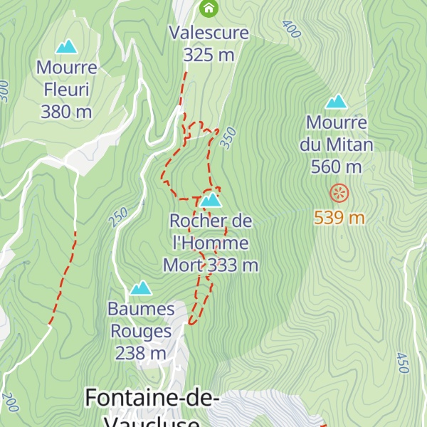 Map of Borie