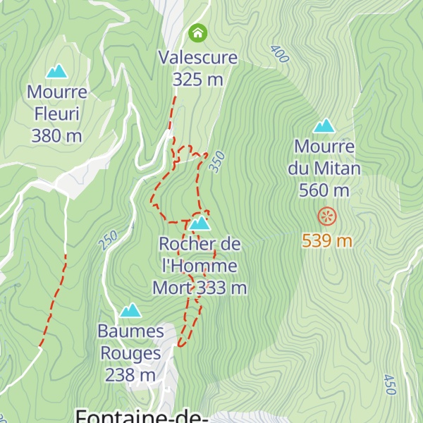 Map of Borie