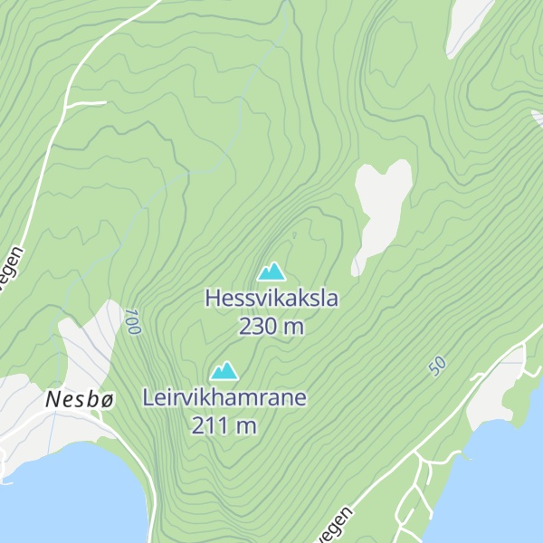 Map of Hessvikaksla