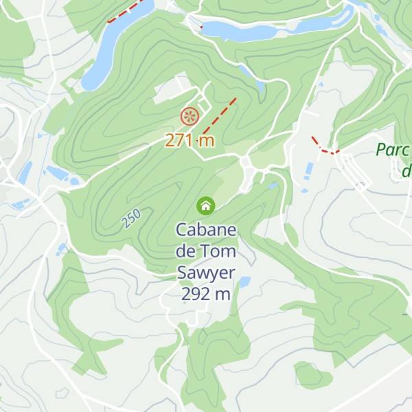 Map of Cabane de Tom Sawyer