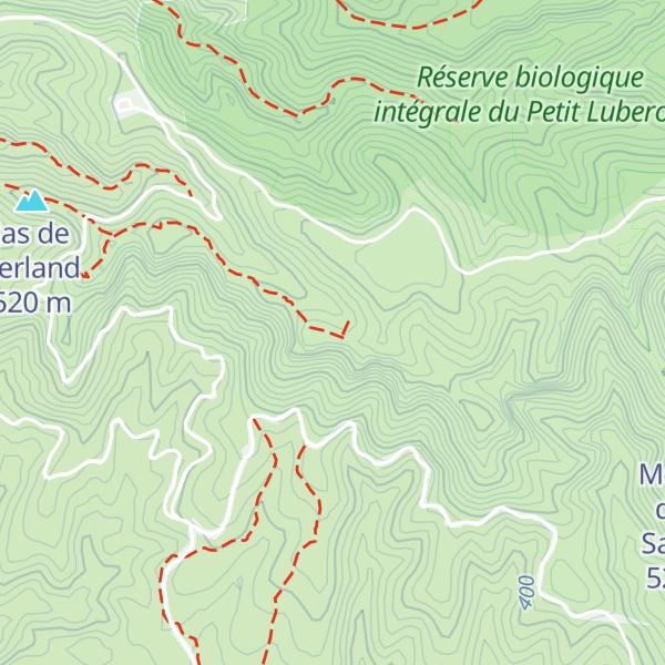 Map of Tête des Buisses