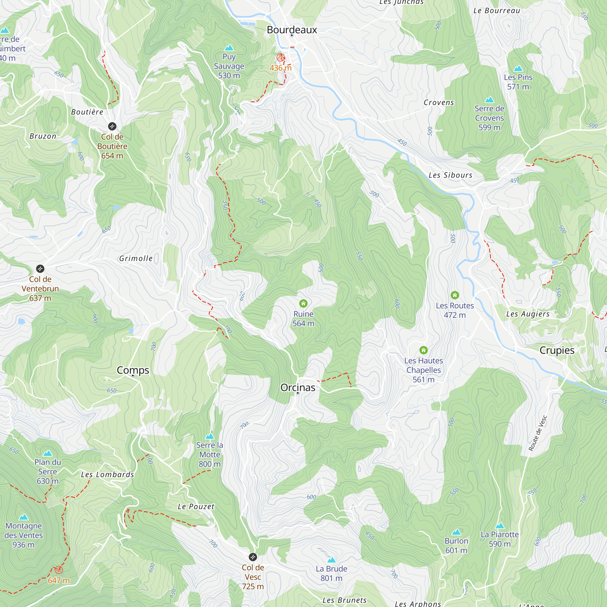 Ruine map