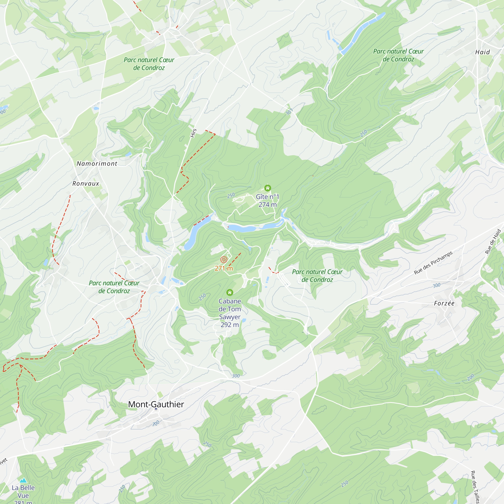 Cabane du Hobbit map