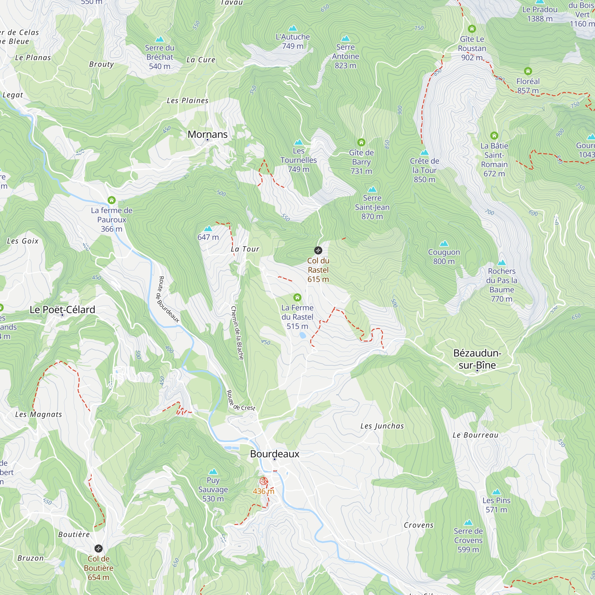 La Ferme du Rastel map