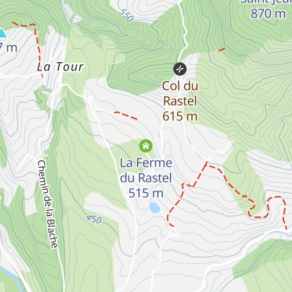 Map of La Ferme du Rastel