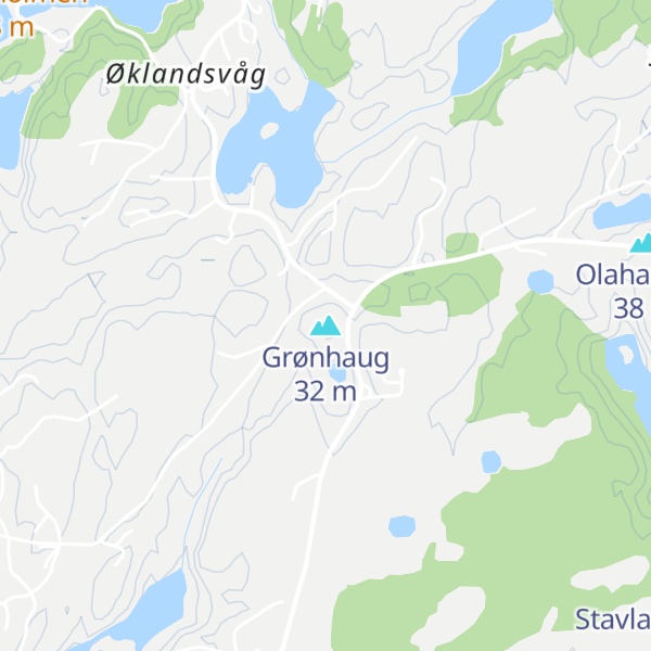 Map of Grønhaug
