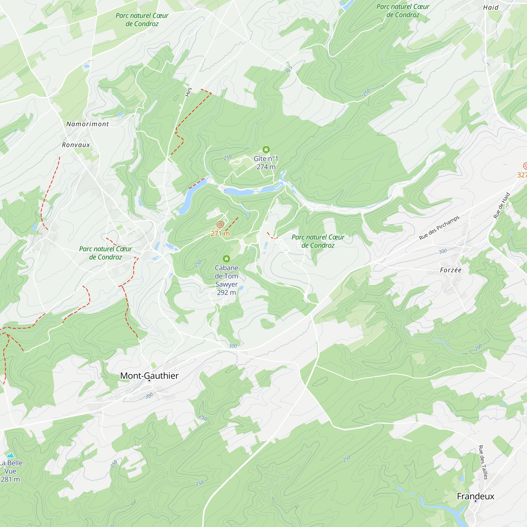 Cabane du petit fermier map